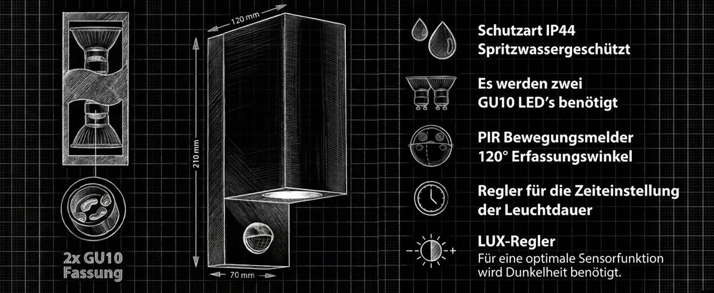 Aluminiumgehäuse in eleganter Edelstahloptik
