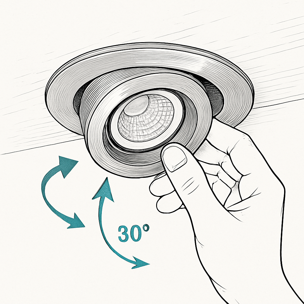 Schritt 4: Ausrichtung und Einstellung