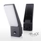 Preview: LED Außenwandleuchte EVA 2305A1 mit Bewegungsmelder – Anthrazit | 12W, 1500lm, IP65