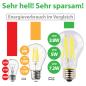 Preview: LED E27 Filament Glühbirne 3,8W