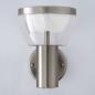 Preview: LED Außenwandleuchte "309A"-SN, Edelstahl – IP44, 3000K, 550lm