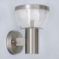 Preview: LED Außenwandleuchte "309A"-SN, Edelstahl – IP44, 3000K, 550lm
