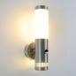 Preview: LED-Außenwandleuchte 232A21-SN aus Edelstahl mit Bewegungsmelder