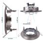 Preview: Einbaustrahler M802A-CH, Chrom mit GU10 Fassung