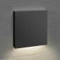 Preview: LED Treppenbeleuchtung 2W Warmweiß Eckig 6190S-BK
