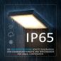 Preview: LED Außenwandleuchte 6014A – 8W Warmweiß, IP65 wetterfest, 1280lm – Moderne Wandlampe in Schwarz