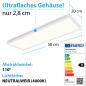 Preview: LED Deckenlampe PULS S22, Aufputz Panel, Neutralweiß
