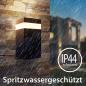 Preview: LED Außen-Wandleuchte 1618J – 9W – 680 Lumen – Warmweiß, Neutralweiß, Kaltweiß einstellbar – IP44 – Schwarz
