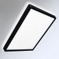 Preview: LED Deckenleuchte LUCKY eckig 22W-BK, CCT, Schwarz