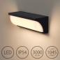 Preview: LED Außenwandleuchte Anthrazit 9W 19301A LERA