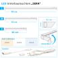 Preview: LED Unterbauleuchte SERA-S 4,5W mit CCT Farbwechsel
