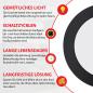 Preview: 6 x LED Einbaustrahler VENUS Schwarz 7W Dimmbar für Bad – IP44