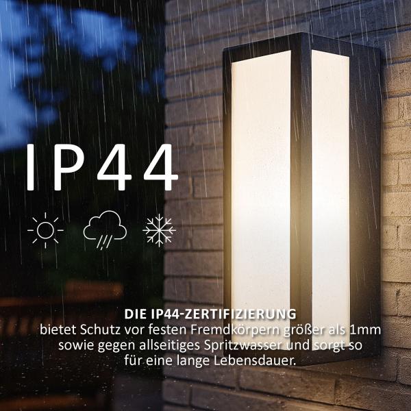 Außenwandleuchte 1330D IP44 schwarz