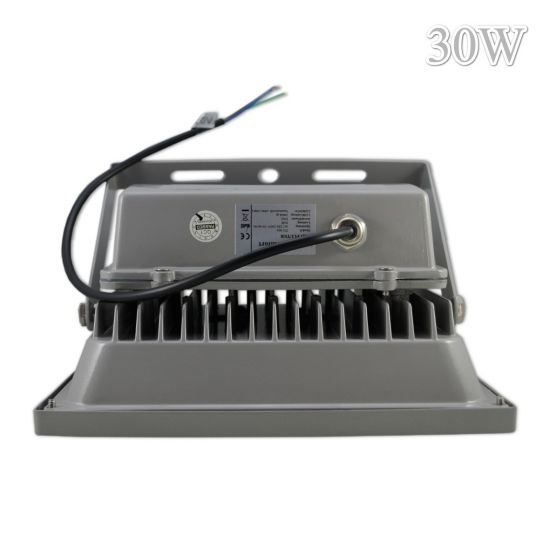 LED Fluter Grau 30 Watt warmweiß 230V