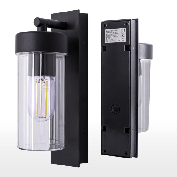 Außenwandleuchte 4052B IP44 schwarz