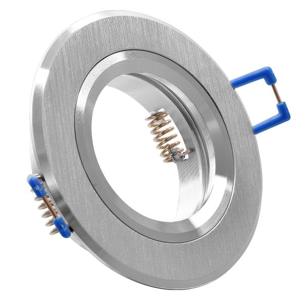 Eleganter Einbaustrahler in Alu gebürstet – GU10 HMZ-5105-AB – Perfekt für moderne Innenräume