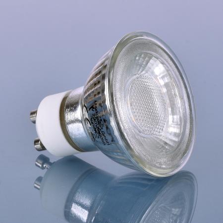 LED Spot-Lampe Glas 7 Watt neutralweiß dimmbar GU10 230V