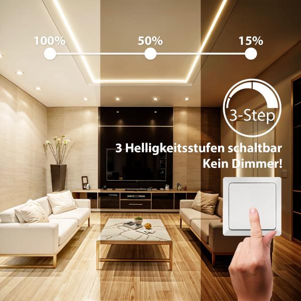 LED Unterbauleuchte SERA-S 4,5W mit CCT Farbwechsel
