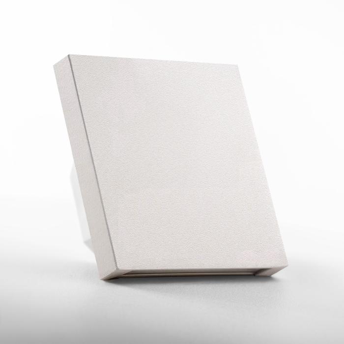 LED Treppeneinbauleuchte 6204S-WH – eckig, weiß, dezentes Orientierungslicht, Neutralweiß