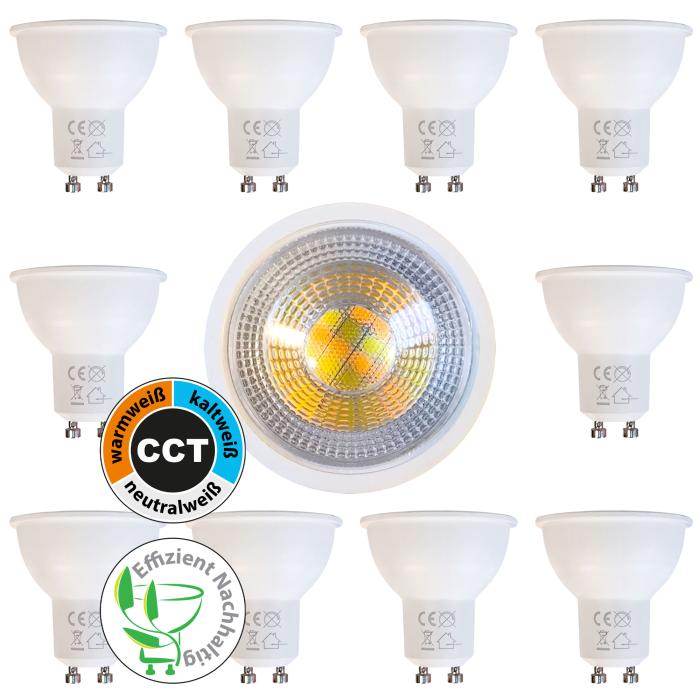 10x LED GU10 Bulb 5W Neutral White - Efficient Lighting for Your Home - Kopie - Kopie