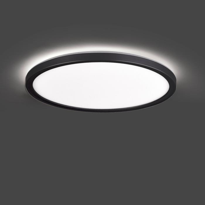 LED Deckenleuchte LUCKY Rund 18W, in Schwarz, Neutralweiß