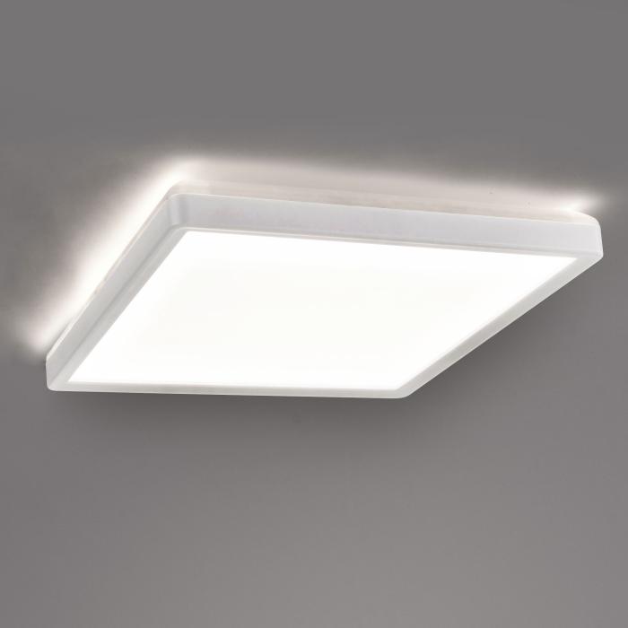 LED Deckenleuchte LUCKY eckig 18W, Neutralweiß in Weiß
