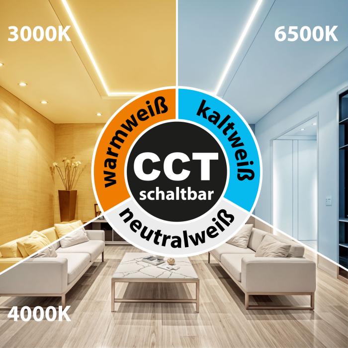 10 x LED Leuchtmittel Modul 5W CCT ( Warmweiß, Neutralweiß, Kaltweiß)