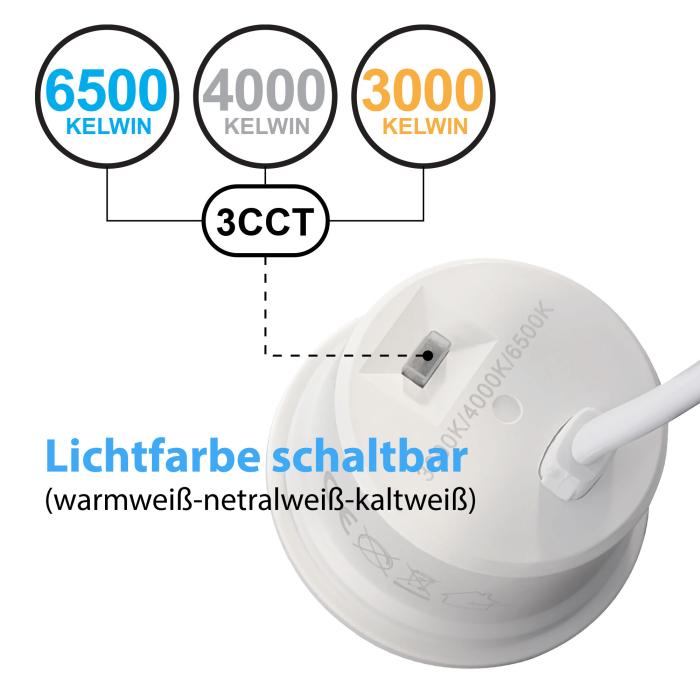 10 x LED Leuchtmittel Modul 5W CCT ( Warmweiß, Neutralweiß, Kaltweiß)